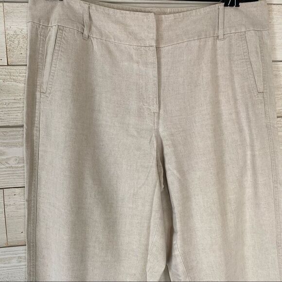 Ann Taylor Loft Lightweight Linen Pants size 14 EUC - Picture 2 of 11